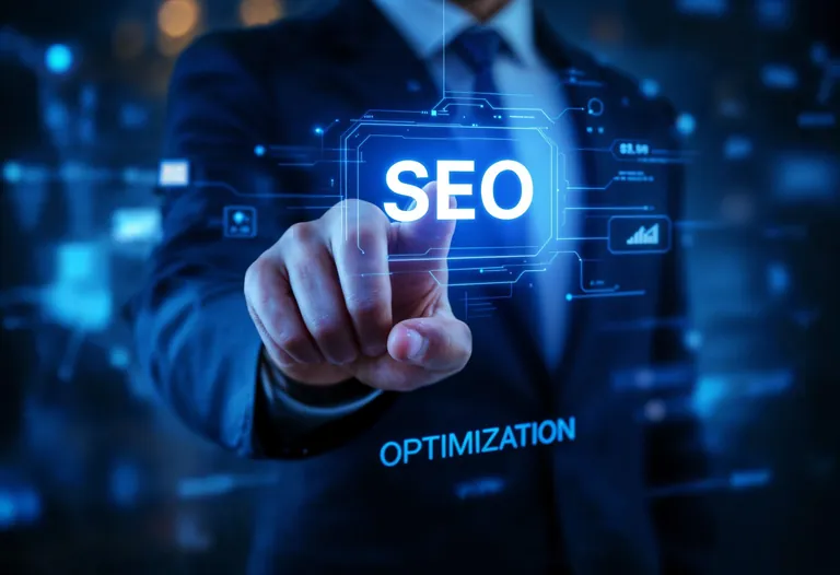 Digital strategy and optimization illustration